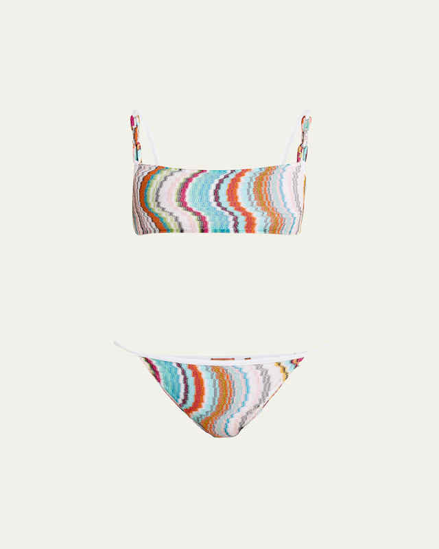 Wave Two-Piece Swimsuit